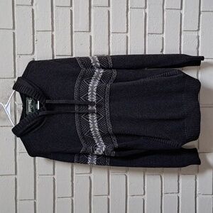 American Eagle Dark Gray Hooded Pocket Heavy Sweater. Size XL